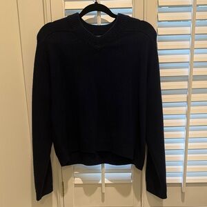 NakedCashmere Deep Blue V-Neck Sweater